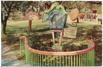 Hickory Dickory Dock at Children's Fairyland in Oakland CA Postcard
