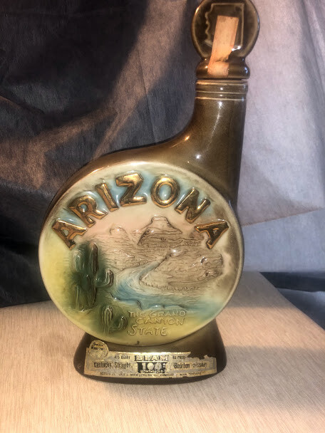 Vintage Jim Beam Decanter, Arizona The Grand Canyon State
