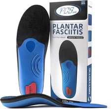 PCSsole Plantar Fasciitis Insoles High Arch Support Shoe Inserts 220+ Lbs, 11-13