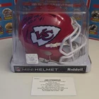 Jan Stenerud Autographed Kansas City Chiefs Mini Helmet (Tristar)