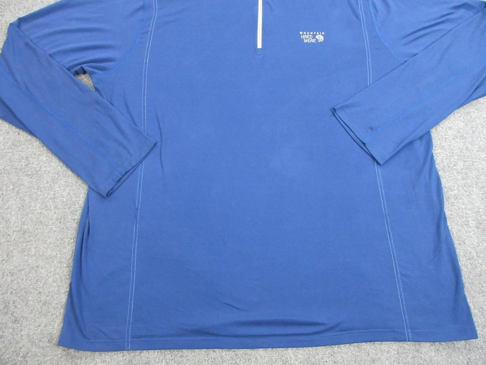 Camisa Pullover Mountain Hardwear Para Hombres 2XL Media Cremallera Rendimiento Senderismo Aire Libre Foto 2 de 4