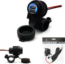 3.3 Un Caricabatterie USB per Manubrio Da Moto - per GPS, Navigatore Satellitare