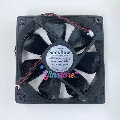 1 Pc. New Sensflow WFC1212B Chassis Cooling Fan 12025 DC12V 0.44A 12CM 2Pin
