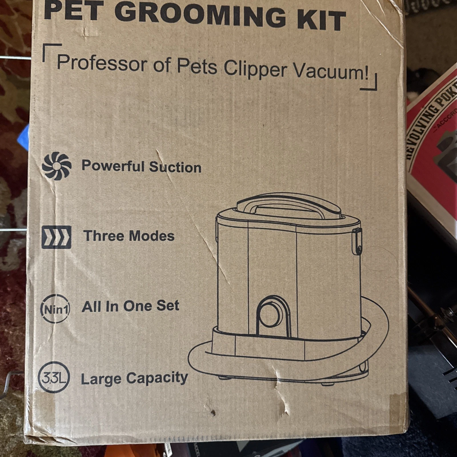 Pet Grooming Kit Professor Of Pets Clipper Vacuum Never Used