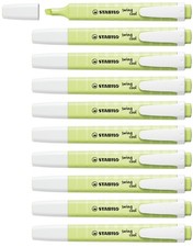 Highlighter - STABILO swing cool Pastel - Pack of 10 - Dash of Lime