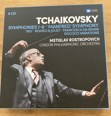 Tchaikovsky, Symphonies 1-6, Box Set, 6 CDs mit Booklet, sehr gut