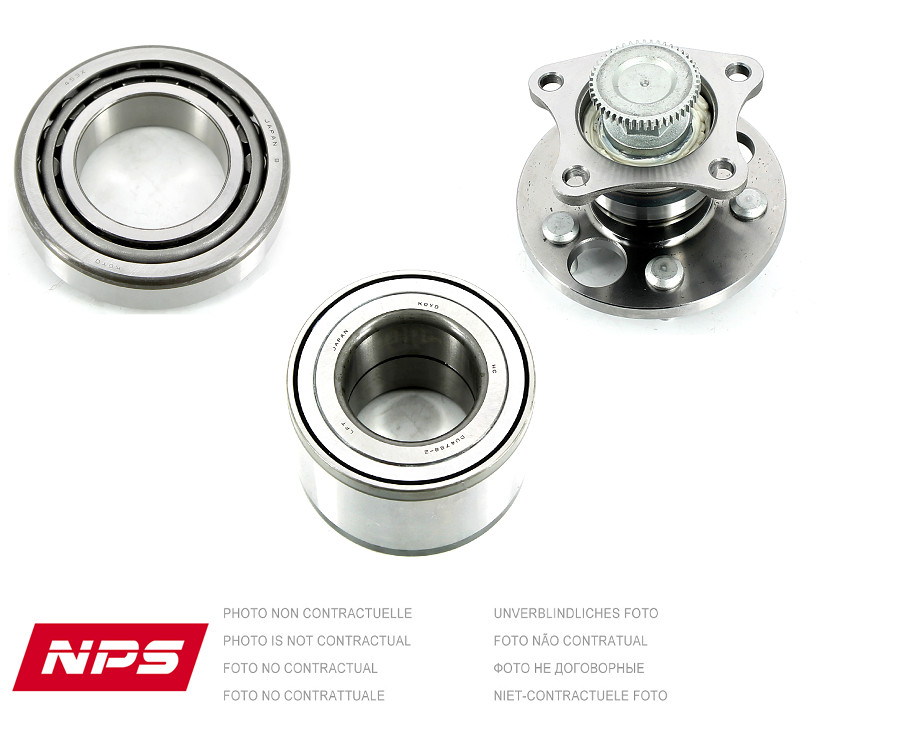 Roulement de roue avant NPS N470N74 pour réparation suspension Nissan