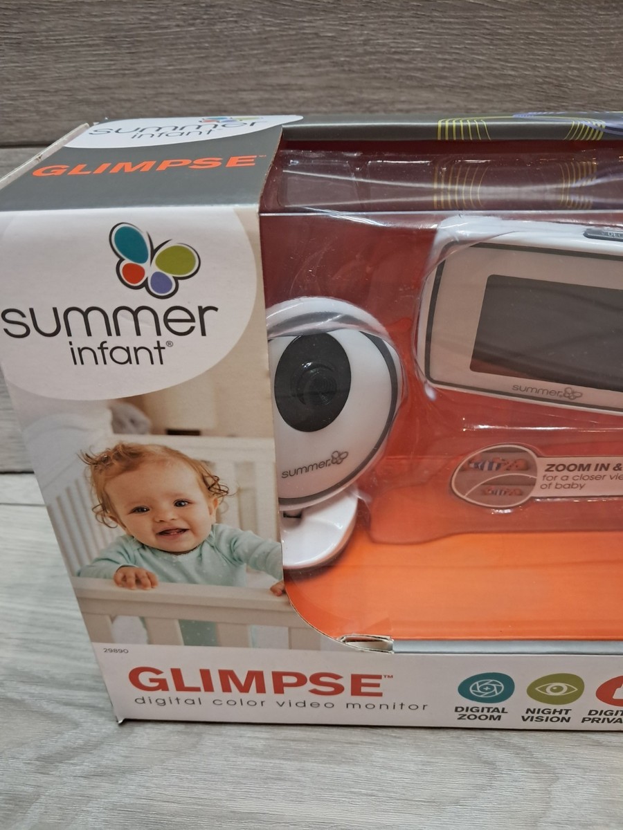 Summer Infant Glimpse Color Video Baby Monitor Digital Zoom 29890