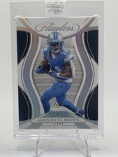 2025 Flawless Diamond #20 Amon-Ra St Brown Lions Diamond Gem 1 of 1! 1/1!!!