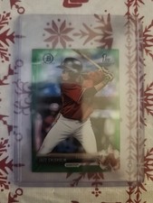 2017 Bowman Chrome Minis Prospects Green Refractor /99 Jazz Chisholm #BCP207