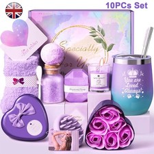 Lavender Spa Gift Box | Relaxation Pamper Hamper for Mum or Her | Ladies Treat