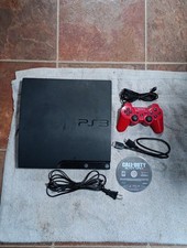 Sony PlayStation 3 Slim Console CECH-3001A in Black. TESTED