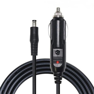 12V DC Car Charger Power Suppy Cable Cord Cigarette Lighter Plug 5.5mm x 2.1mm