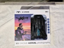 AI DRONE X8 4K Ready-to-Fly Camera Drone w/ Obstacle Avoid, 1000ft, 26m