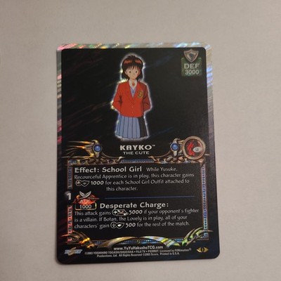 Yu Yu Hakusho TCG Kayko The Cute L3 Dark Tournament Holo Foil League Promo 1/e