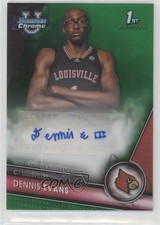 2023-24 Bowman U Chrome Prospect Green Refractor 96/99 Dennis Evans Auto 10j8