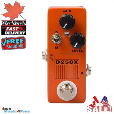 Mosky D250X Guitar Effect Pedal Preamp Overdrive Distortion Effects True Bypass