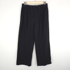 Halara Women's Flex DayStretch High Waisted Pocket Work Wide Pants Black Size L