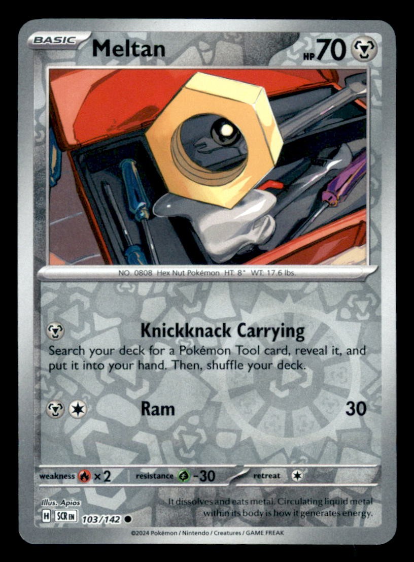 Meltan Normal Common SV07: Stellar Crown 103/142 NM