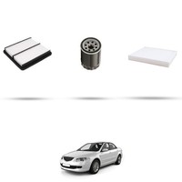 Hoffcar Set Service - 3 Filter Kompatibel Mit Mazda 6 (Gh) 2.0 108Kw Von 2008