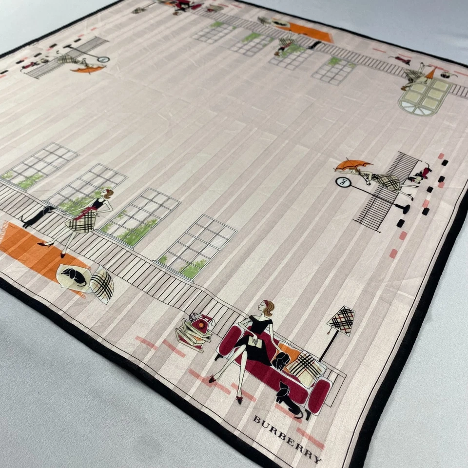 Pañuelo Burberry vintage pañuelo pañuelo pañuelo cuadrado de bolsillo Foto 2 de 4