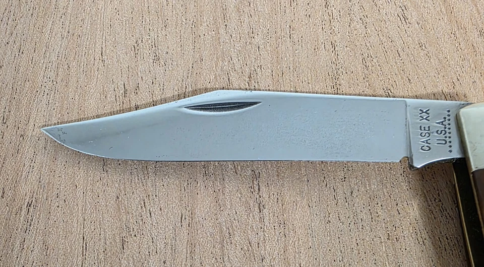 GORGEOUS 1970 CASE XX 6275 RED BONE MOOSE KNIFE - 10 DOT KNIFE - BEAUTIFUL COND - Image 3 of 4