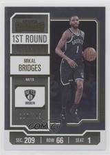 2023-24 Panini Contenders 1st Round Ticket 100/149 Mikal Bridges #50 1in4