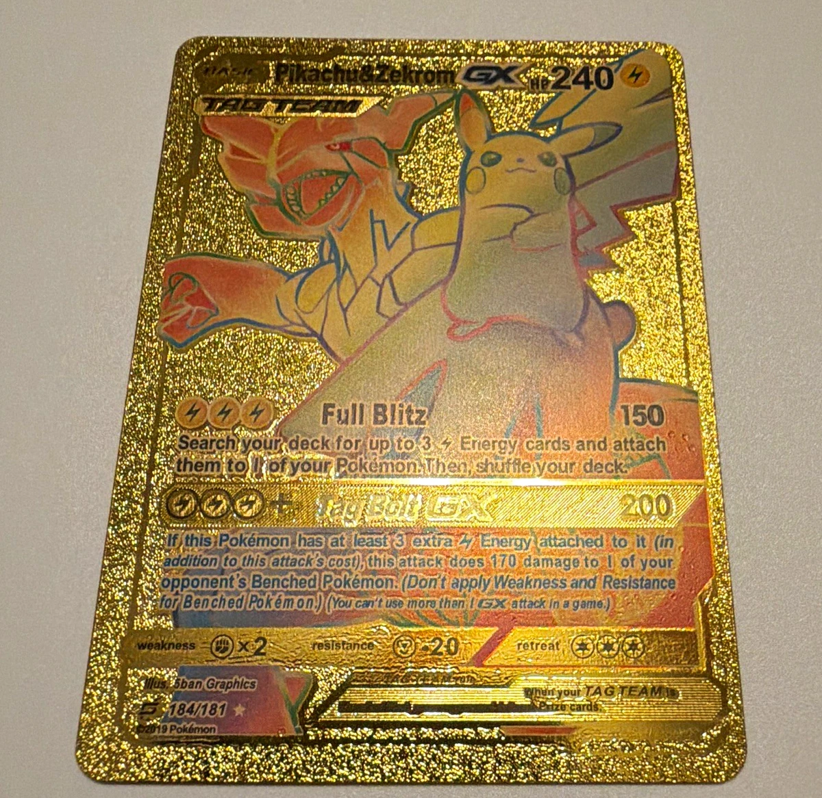 Pikachu & Zekrom GX 221/173 Sm12a: Tag Team GX: Tag All Stars
