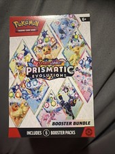 Scarlet & Violet Prismatic Evolutions Booster Bundle Pokemon TCG Sealed Box