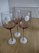 Image of NEW 3x Wine Glass Pink,  Handmade.