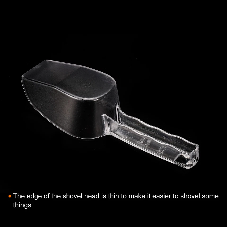 Ice Scoop PC 9.45x2.36" Small Ice Maker Flour Cereal Sugar Handle Shovel Foto 3 de 4