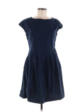 Uniqlo Women Blue Casual Dress M