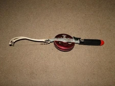 Vintage Normark Bumerang Ice Fishing Inline Rod & Reel Teho 2 Made in Finland