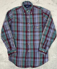 Vintage 80s Woolrich Flannel Shirt Small Plaid