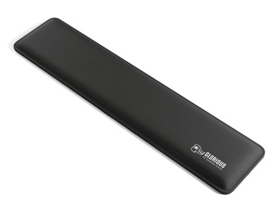 Glorious Gaming Wrist Pad/Rest, 17.5x4 inches/17mm Full Size (Slim - Black)