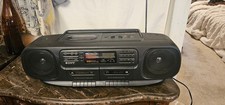 Sony CFD-120 CD Player AM FM Radio - works great except for cassette player