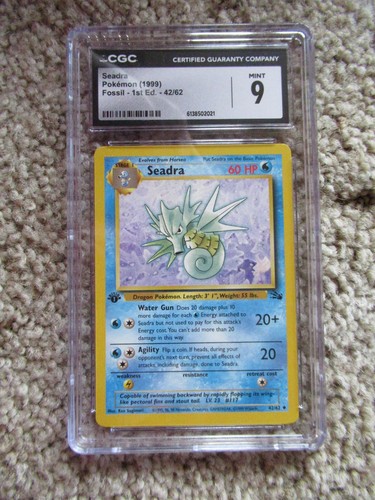 Seadra (1st Edition) graded CGC 9 for sale on eBay