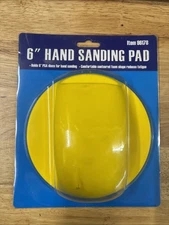 Harbor Freight Flexible Foam Hand Sander Sanding Pad 6"PSA Disc- Auto Body Tool
