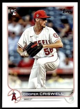 2022 Topps Series 2 Cooper Criswell Rookie Los Angeles Angels #521