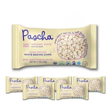 Pascha, Organic White Rice Chocolate Baking Chips, 7.1 Ounce 