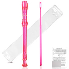Everjoys Soprano Recorder for Beginners Students in School - German Rose Red