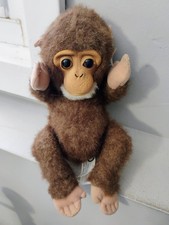 Vintage 2006 FurReal Friends Newborns Baby Chimp Interactive 9" Plush WORKS