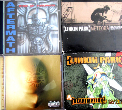 Lot Of 4 Metal CDs Includes AFTERMATH/GODSMACK/LINKIN PARK