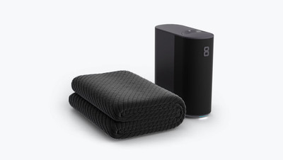 Eight Sleep Pod 3 Cover + Hub (QUEEN Bed Size- 60''W x 80''L) Black