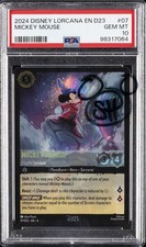 2024 DISNEY LORCANA EN D23-D23 EXPO PROMO MICKEY MOUSE - PLAYFUL SORCERER PSA 10