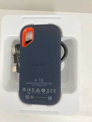 SanDisk Extreme V2 4TB USB-C Portable External SSD (SDSSDE61-4T00-G25)