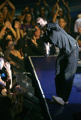 Chris Martin of Coldplay performs Speed of Sound  2005 Old Photo 3