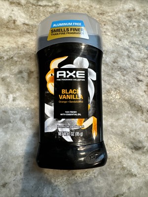 Axe Fine Fragrance Black Vanilla with Orange + Sandalwood Deodorant Stick, 3 Oz