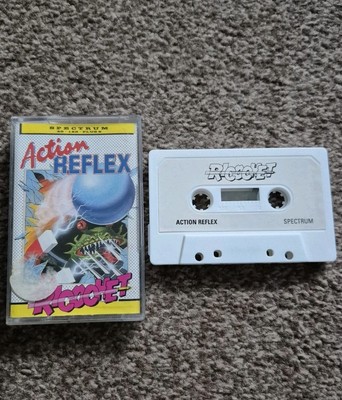 ACTION REFLEX - ZX Spectrum 48k / 128k Spiel - Ricochet - sehr guter Zustand  getestet & funktionsfähig