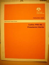 Collins PRE-80 Series Preselector Alerter Service Manual